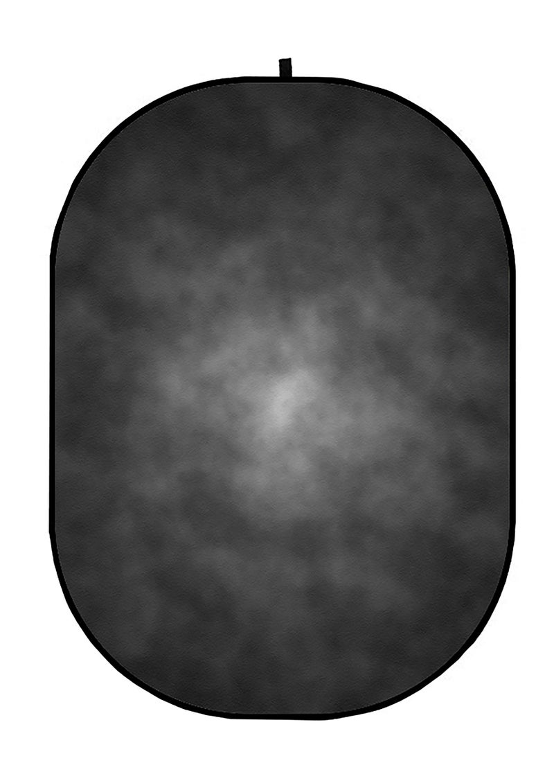 Kate Collapsible Backdrop Grey&Black Pop Up Backdrop Portable Headshot Backdrops, 5x6.5ft - Image 2